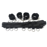 Laddymoda Set di restrizioni per letto Bondage Strap Rope Polsini Sex Toy Hand Foot Restraint Kit
