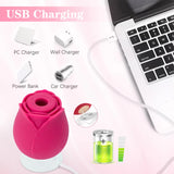 Laddymoda 1pc Rose Vibrator, 7 modalità di suzione, giocattolo clitoride, massaggiatore vaginale, giocattoli sessuali per adulti