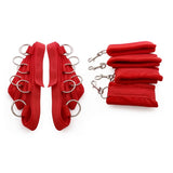 Laddymoda Set di restrizioni per letto Bondage Strap Rope Polsini Sex Toy Hand Foot Restraint Kit