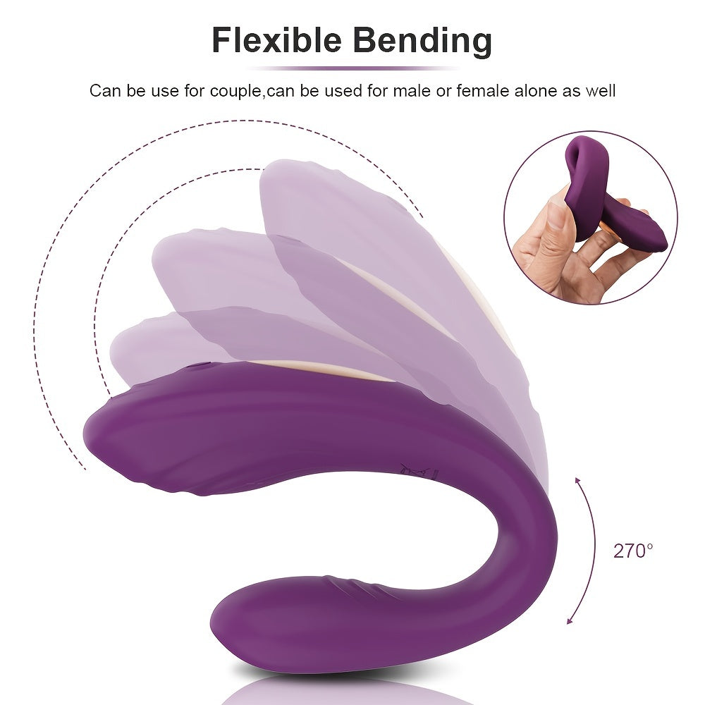 Laddymoda 1pc Artefatto vibratore del telecomando senza fili per uomini e donne, vibratore ricaricabile forte massaggiatore impermeabile, giocattoli sessuali per adulti per coppie