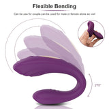 Laddymoda 1pc Artefatto vibratore del telecomando senza fili per uomini e donne, vibratore ricaricabile forte massaggiatore impermeabile, giocattoli sessuali per adulti per coppie