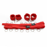 Laddymoda Set di restrizioni per letto Bondage Strap Rope Polsini Sex Toy Hand Foot Restraint Kit
