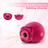 Laddymoda 1pc Rose Vibrator, 7 modalità di suzione, giocattolo clitoride, massaggiatore vaginale, giocattoli sessuali per adulti