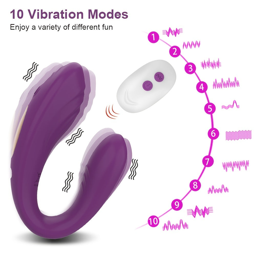 Laddymoda 1pc Artefatto vibratore del telecomando senza fili per uomini e donne, vibratore ricaricabile forte massaggiatore impermeabile, giocattoli sessuali per adulti per coppie