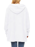 Century Star Women's Fuzzy Hoodies Sport Pullover Hoodie Athletic Cozy Oversized Pockets Hooded Sweatshirt Fleece Hoodies