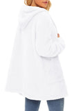 Century Star Women's Fuzzy Hoodies Sport Pullover Hoodie Athletic Cozy Oversized Pockets Hooded Sweatshirt Fleece Hoodies