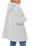 Century Star Women's Fuzzy Hoodies Sport Pullover Hoodie Athletic Cozy Oversized Pockets Hooded Sweatshirt Fleece Hoodies
