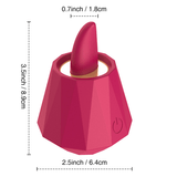 Laddymoda 1pc Rose Vibrator, 7 modalità di suzione, giocattolo clitoride, massaggiatore vaginale, giocattoli sessuali per adulti