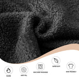Wearable Blanket Hoodie Sweatshirt for Women Men, Teddy Oversized Hoodie Sherpa Blanket with Pockets for Adult Teen