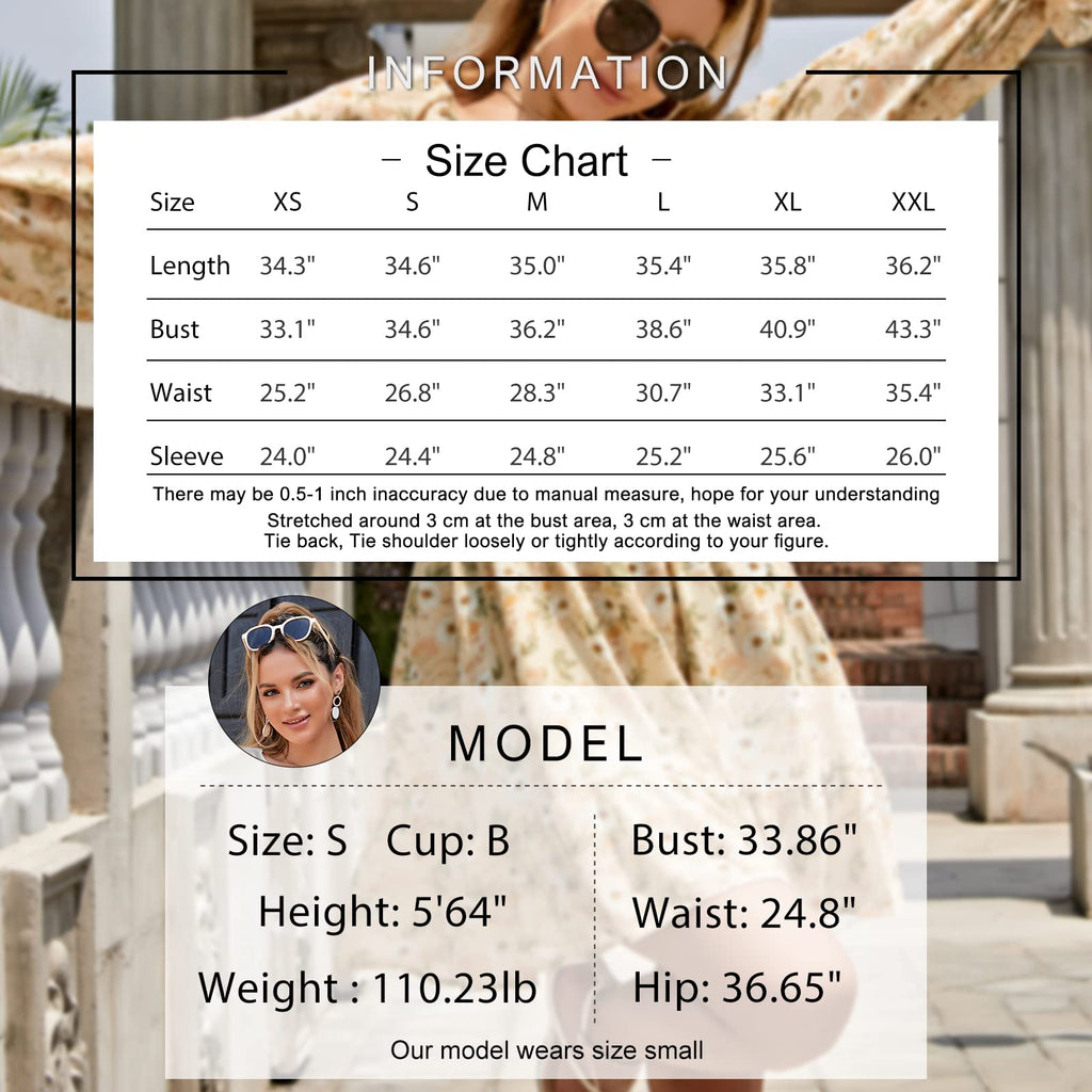 Women Tie Back Summer Dresses Long Lantern Sleeve Square Neck Ruffle Elastic Waist Aline Casual Mini Dress