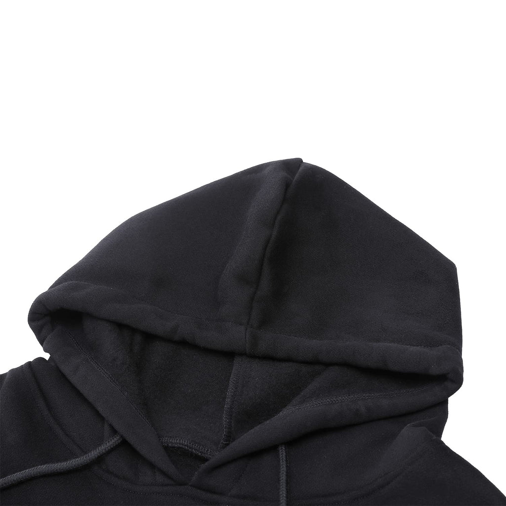 Women's Cropped Hoodie Fleece Long Sleeve Pullover Cut Off Hood Sweatshirt