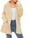 Century Star Women's Fuzzy Hoodies Sport Pullover Hoodie Athletic Cozy Oversized Pockets Hooded Sweatshirt Fleece Hoodies