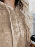Century Star Women's Fuzzy Hoodies Sport Pullover Hoodie Athletic Cozy Oversized Pockets Hooded Sweatshirt Fleece Hoodies