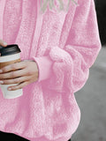 Century Star Women's Fuzzy Hoodies Sport Pullover Hoodie Athletic Cozy Oversized Pockets Hooded Sweatshirt Fleece Hoodies