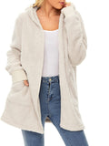 Century Star Women's Fuzzy Hoodies Sport Pullover Hoodie Athletic Cozy Oversized Pockets Hooded Sweatshirt Fleece Hoodies
