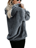 Century Star Women's Fuzzy Hoodies Sport Pullover Hoodie Athletic Cozy Oversized Pockets Hooded Sweatshirt Fleece Hoodies