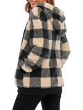 Century Star Women's Fuzzy Hoodies Sport Pullover Hoodie Athletic Cozy Oversized Pockets Hooded Sweatshirt Fleece Hoodies