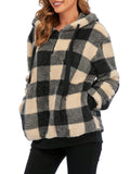 Century Star Women's Fuzzy Hoodies Sport Pullover Hoodie Athletic Cozy Oversized Pockets Hooded Sweatshirt Fleece Hoodies