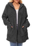 Century Star Women's Fuzzy Hoodies Sport Pullover Hoodie Athletic Cozy Oversized Pockets Hooded Sweatshirt Fleece Hoodies