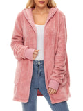 Century Star Women's Fuzzy Hoodies Sport Pullover Hoodie Athletic Cozy Oversized Pockets Hooded Sweatshirt Fleece Hoodies