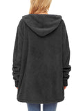 Century Star Women's Fuzzy Hoodies Sport Pullover Hoodie Athletic Cozy Oversized Pockets Hooded Sweatshirt Fleece Hoodies