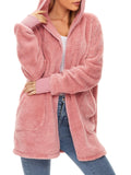 Century Star Women's Fuzzy Hoodies Sport Pullover Hoodie Athletic Cozy Oversized Pockets Hooded Sweatshirt Fleece Hoodies