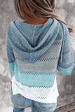 Women's Fashion Hoodies Sweatshirts Striped Lightweight Knit Pullover Sweaters