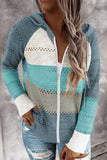 Women's Fashion Hoodies Sweatshirts Striped Lightweight Knit Pullover Sweaters