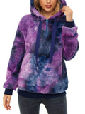 Century Star Women's Fuzzy Hoodies Sport Pullover Hoodie Athletic Cozy Oversized Pockets Hooded Sweatshirt Fleece Hoodies