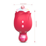 Laddymoda 1pc Rose Vibrator, 7 modalità di suzione, giocattolo clitoride, massaggiatore vaginale, giocattoli sessuali per adulti