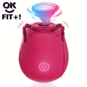 Laddymoda 1pc Rose Vibrator, 7 modalità di suzione, giocattolo clitoride, massaggiatore vaginale, giocattoli sessuali per adulti