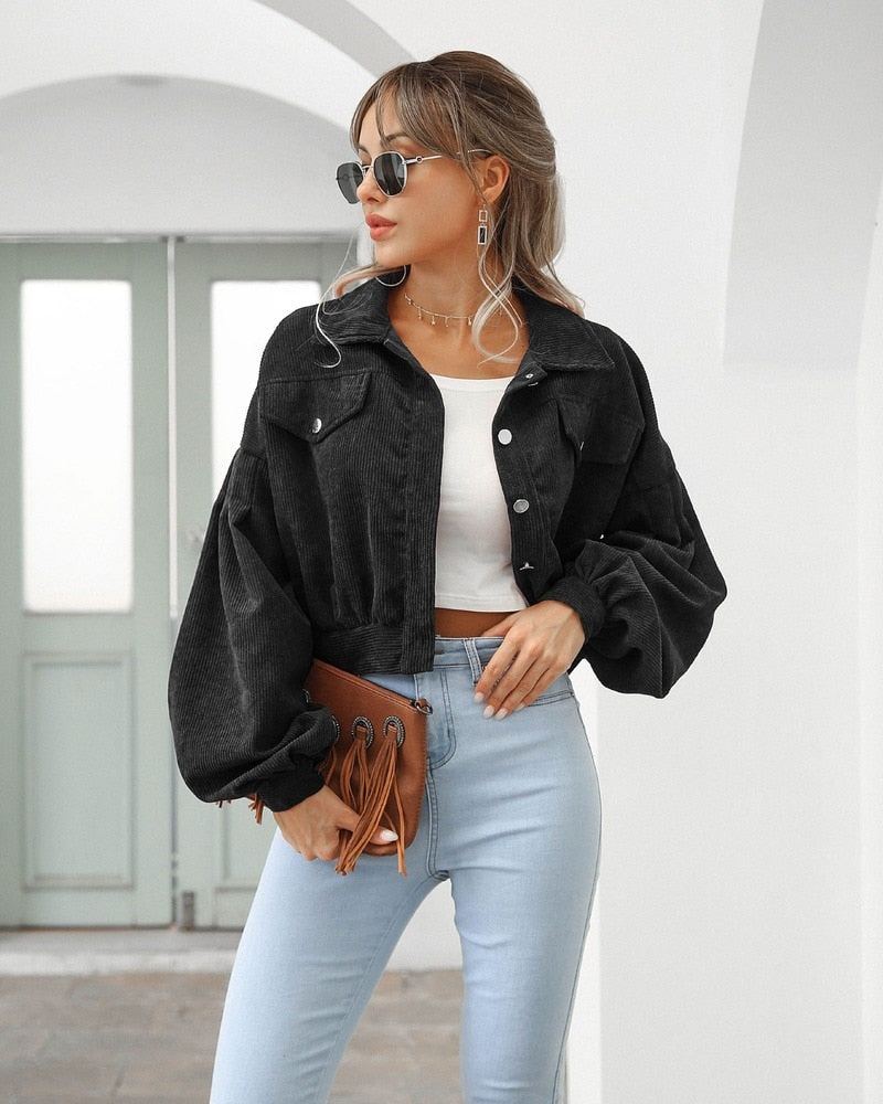 Crop winter coat sales