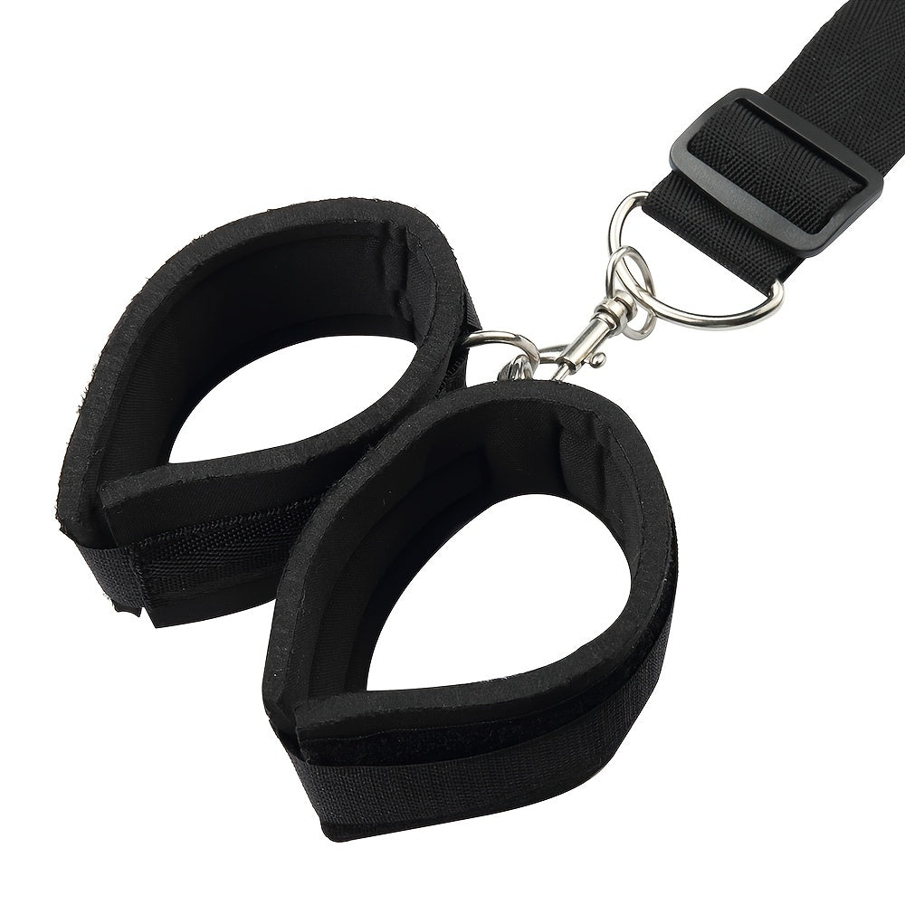 Laddymoda 1Set, BDSM Beginner's Simple Suit, Manette E Tappi Bocca, Tail Anale Plug, Giocattoli Sessuali Per Adulti