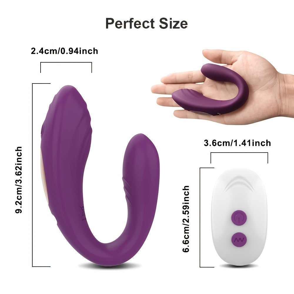 Laddymoda 1pc Artefatto vibratore del telecomando senza fili per uomini e donne, vibratore ricaricabile forte massaggiatore impermeabile, giocattoli sessuali per adulti per coppie