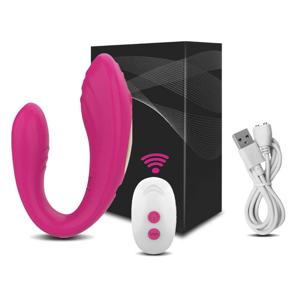 Laddymoda 1pc Artefatto vibratore del telecomando senza fili per uomini e donne, vibratore ricaricabile forte massaggiatore impermeabile, giocattoli sessuali per adulti per coppie