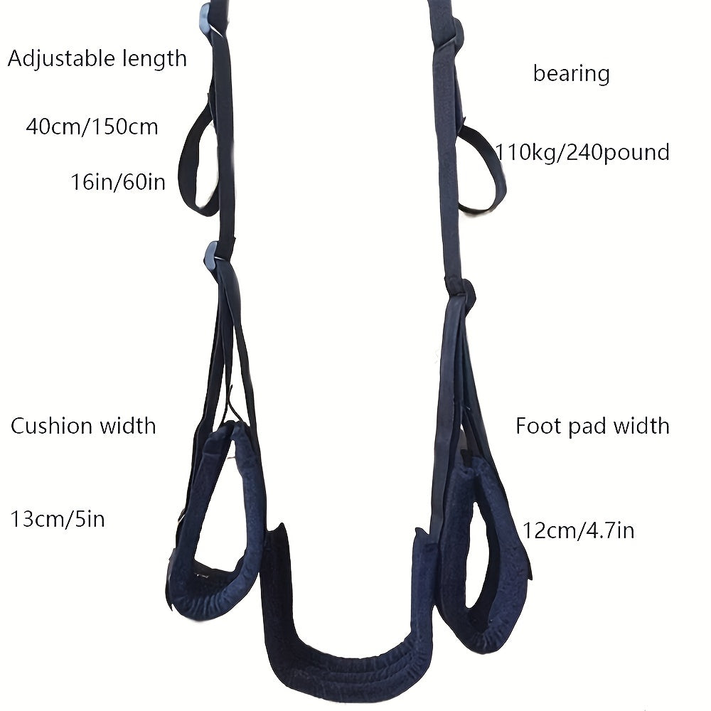 Laddymoda 1 Set, Coppia Sexy Swing, Sex Door Swing, Hanging Door Swing con Seat Position Assist Soft Strap, Sex Games Support