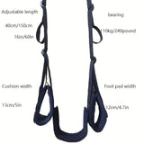 Laddymoda 1 Set, Coppia Sexy Swing, Sex Door Swing, Hanging Door Swing con Seat Position Assist Soft Strap, Sex Games Support