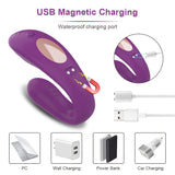 Laddymoda 1pc Artefatto vibratore del telecomando senza fili per uomini e donne, vibratore ricaricabile forte massaggiatore impermeabile, giocattoli sessuali per adulti per coppie