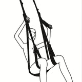 Laddymoda 1 Set, Coppia Sexy Swing, Sex Door Swing, Hanging Door Swing con Seat Position Assist Soft Strap, Sex Games Support