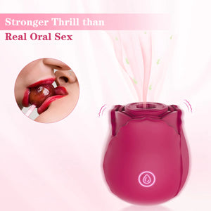 Laddymoda 1pc Rose Vibrator, 7 modalità di suzione, giocattolo clitoride, massaggiatore vaginale, giocattoli sessuali per adulti
