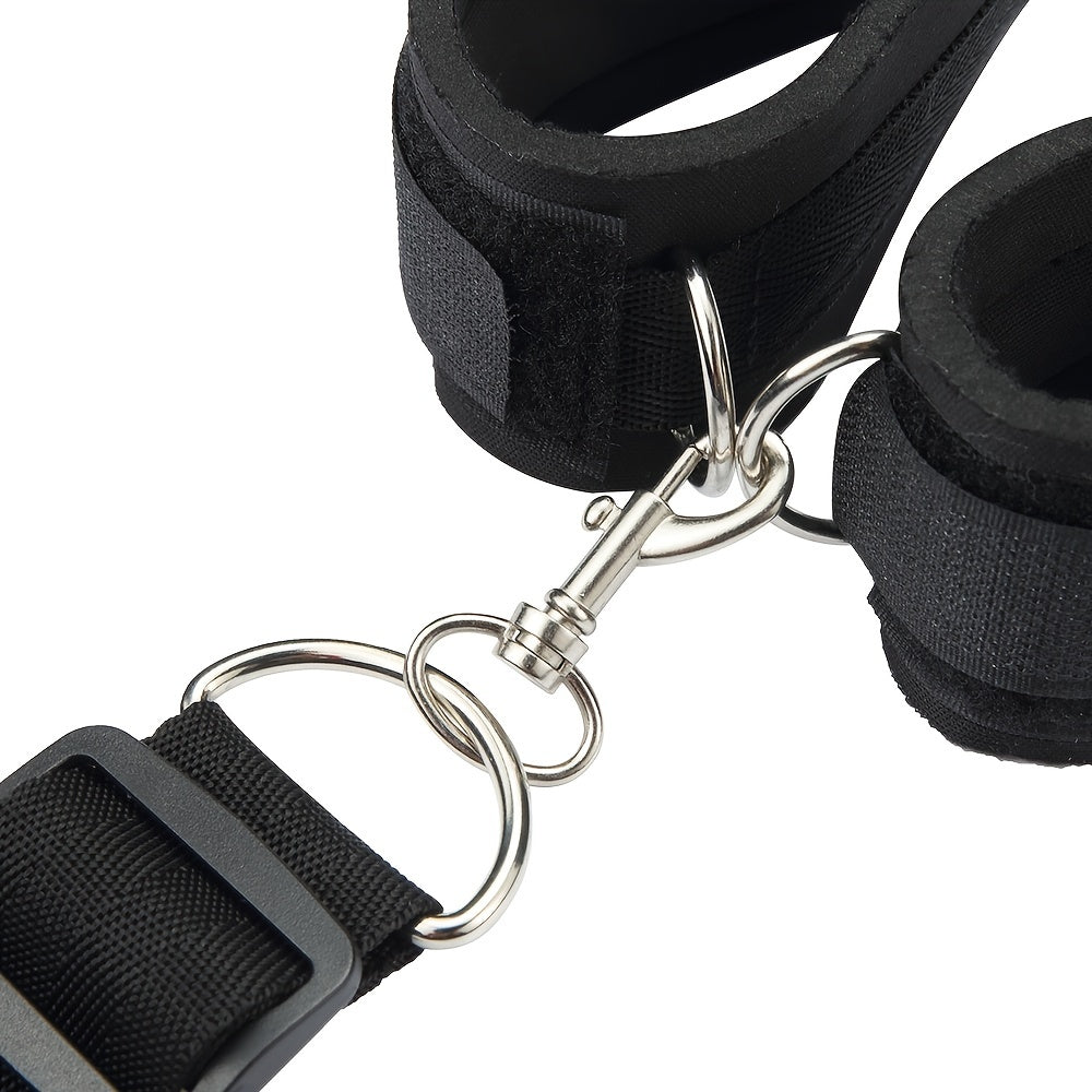 Laddymoda 1Set, BDSM Beginner's Simple Suit, Manette E Tappi Bocca, Tail Anale Plug, Giocattoli Sessuali Per Adulti
