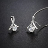 1pc 1 CARAT-3 CARAT Moissanite,925 Sterling Silver Hot Selling Trendy Simple Herringbone Pendant Necklace