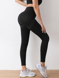 Laddymoda Leggings deportivos para mujer, pantalones de yoga elásticos de cintura alta para entrenamiento de fitness a la moda