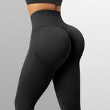 Leggings sin costuras Solid Scrunch Butt Lifting Booty High Waisted Sportwear Gym Tights Push Up Women Leggings For Fitness