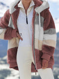2023 Invierno para mujeres de talla grande Chaqueta de peluche larga Cálido vellón grueso Abrigo de piel sintética Peluche de peluche Abrigo de mujer Abrigo de piel Casual