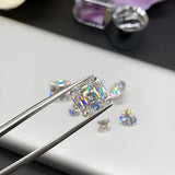 Laddymoda Diamante sciolto moissanite da 1 carato con certificato per creazione di gioielli con ciondolo ad anello