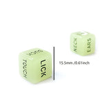 Laddymoda 1 Pair, Erotic Dice Set For Adult Lovers, Couples And Newlyweds, Naughty Funny Dices Glow In The Dark, Sex Toys