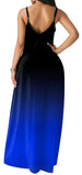 Maxi vestidos casuales para mujeres Verano Sexy Stripe Bodycon Long Floor Length Sleeveless Colorful Sundresses Plus Size