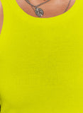 Damen Tankkleid Sommer ärmellos gerippt Slim Fit Bodycon Sexy Minikleider