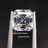 Laddymoda Diamante sciolto moissanite da 1 carato con certificato per creazione di gioielli con ciondolo ad anello